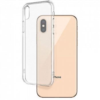 Силиконовый чехол для iPhone X/ XS (5,8) Clear Case прозрачный 