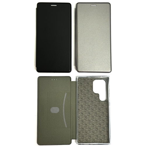 Сумка футляр - книга для Samsung S24 Ultra (S988) в ассортименте тех.пакет (от 3х шт цена 40р)