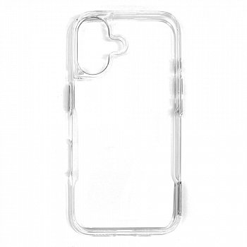 Силиконовый чехол для iPhone 16 прозрачный Crystal