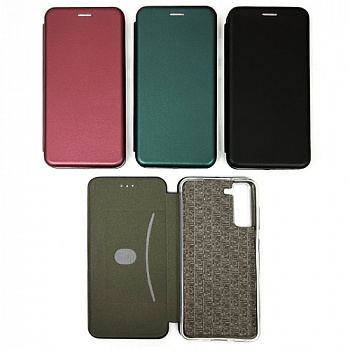 Сумка футляр - книга для Samsung S21 Plus (G996) в ассортименте тех.пакет (от 3х шт цена 40р)