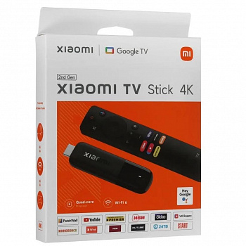 TV-приставка Xiaomi TV Stick 4K 2nd Gen MDZ-33-AA (PFJ4203RU) Black