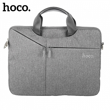 Сумка для ноутбука Hoco GT4 Delight series portable laptop bag (14 inches) Apricot Gray
