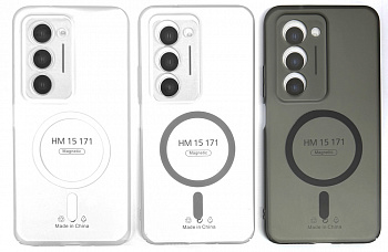 Задняя накладка для Xiaomi Redmi 15 пластиковая техпакет с MagSafe в ассортименте
