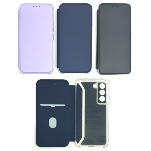 Сумка футляр - книга для Samsung S22 Ultra (S908) в ассорт. тех.пакет (усиленные)(от 3х шт цена 40р