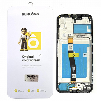 Дисплей + тачскрин для Samsung A226/ A22S Black (Sunlong ORI) + Frame АКЦИЯ!!!