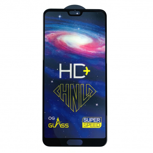 Защитное стекло для Huawei P20 Pro Black техпакет HD+ (от 10шт цена 29р)
