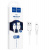 Кабель Hoco X20 (USB to Lightning) (3m) Flash (White) (30)
