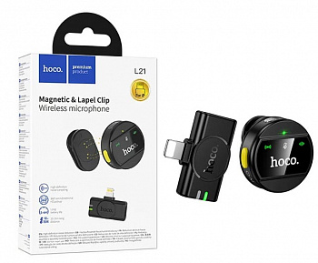 Микрофон Hoco L21 iPhone Black 