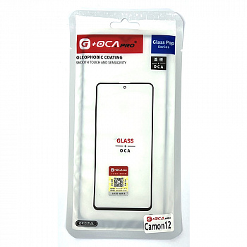 Glass+OCA Tecno Camon 12/ Spark 4/ Infinix Hot 8/ Hot 8 Lite (Black) (Musttby)