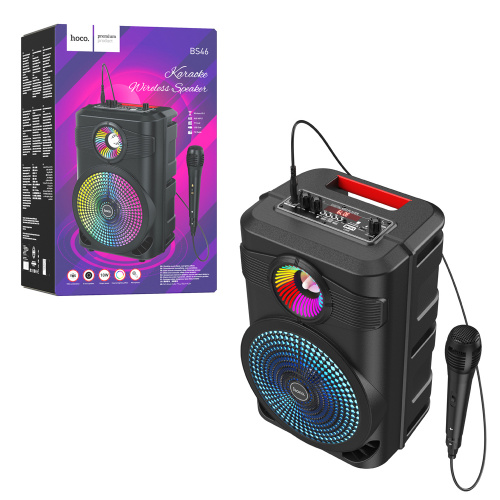 Bluetooth колонка Hoco BS46 Mature outdoor BT speaker (Black) (6)