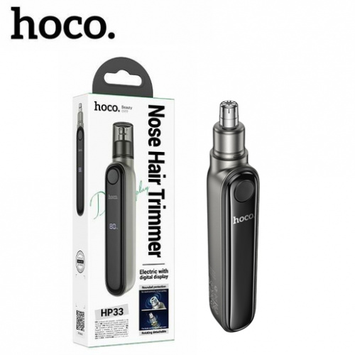 Триммер для носа Hoco HP33 electric nose hair trimmer with display (Metal Dray) (31)