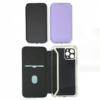 Сумка футляр - книга для iPhone 11 Pro (5.8) в ассортименте тех.пакет (усиленные) (от 3х шт цена 40р