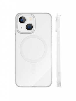 Силиконовый чехол для iPhone 14 прозрачный MagSafe