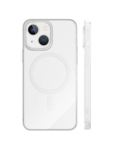 Силиконовый чехол для iPhone 14 прозрачный MagSafe