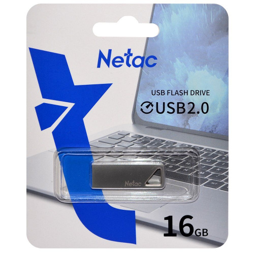 Флеш - накопитель USB 16Gb Netac U326 серебро