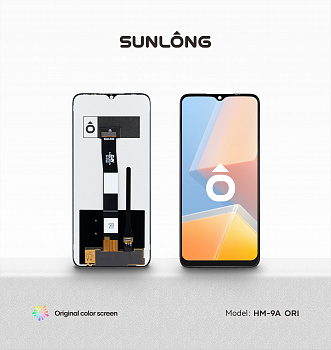Дисплей для Xiaomi RedMi 9A/ 9C/ 10A (Sunlong) (Black) Original