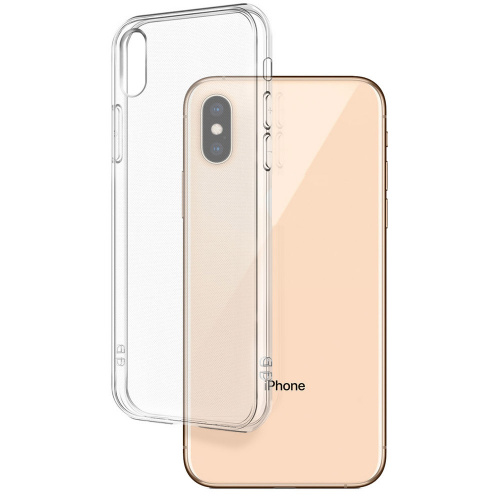 Силиконовый чехол для iPhone X/ XS (5,8) Clear Case прозрачный 