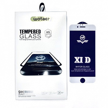 Защитное стекло для iPhone 6/ 6S (4.7) White Wotaer 3D