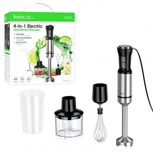Блендер погружной Hoco HE30 4-in-1 handheld blender (Silver) (12)