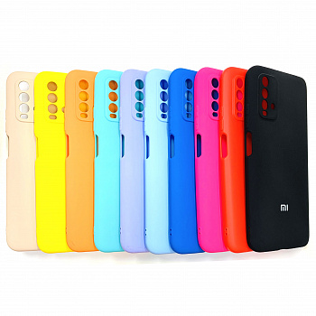 Силиконовый чехол для Xiaomi Redmi 9T копия-оригинала в ассортименте (китай)
