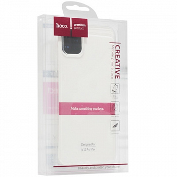 Силиконовый чехол для iPhone 11 Pro (5.8) Hoco TPU Light Series 0.8mm прозрачный