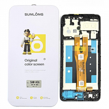 Дисплей + тачскрин для Samsung A065/ A06 Black (Sunlong ORI) + Frame АКЦИЯ!!!