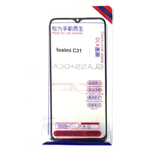 Glass+OCA Realme C31 Black Original
