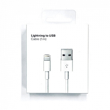 Кабель USB to Lightning (1м) Model A1480 MD818ZM/A Копия в коробке (10)