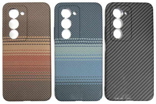 Задняя накладка для Xiaomi Redmi 15 Knit карбон