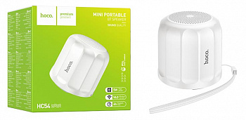 Bluetooth колонка Hoco HC54 Bright BT Speaker (White) 