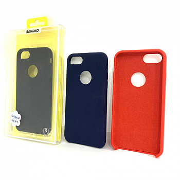 Силиконовый чехол для iPhone 7/ 8 (4,7) Black Senimo