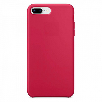 Силиконовая накладка для iPhone 8 Plus Rose Red