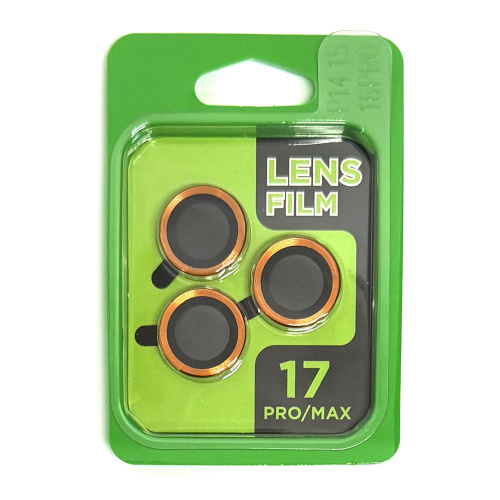 Защитное стекло на камеру для iPhone 17 Pro/ 17 Pro Max Lens Film (Orange)