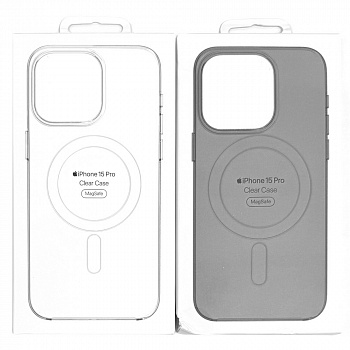 Задняя накладка для iPhone 15 Pro Clear Case 1 в 1 оригинал
