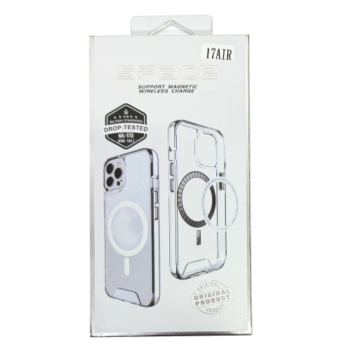 Задняя накладка для iPhone 17 Air Space прозрачные 