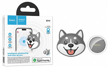 Портативный GPS трекер Hoco E91K Tiger smart anti-lost device(dog collar type) (Gray) (30)