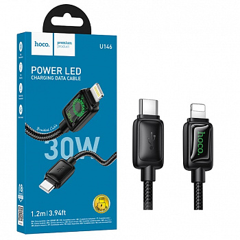 Кабель Hoco U146 (PD Type-C to Lightning) Mundo PD30W charging (Black) (22)