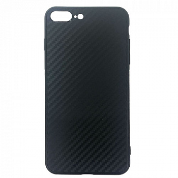 Силиконовый чехол для iPhone 7/ 8 Plus (5,5) карбон