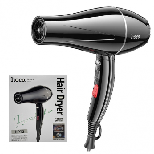 Фен Hoco HP12 hot and cold air hair dryer (Black)