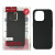 Силиконовый чехол для iPhone 14 Pro MAX Hoco Light series TPU cace (Transparent Black)