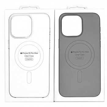 Задняя накладка для iPhone 15 Pro MAX Clear Case 1 в 1 оригинал