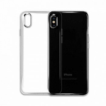 Силиконовый чехол для iPhone XS MAX (6,5) прозрачный (от 10шт цена 34р)